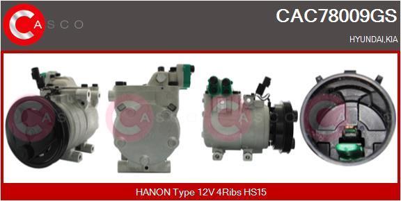 Compressor de climatização CASCO SRL ref. CAC78009GS