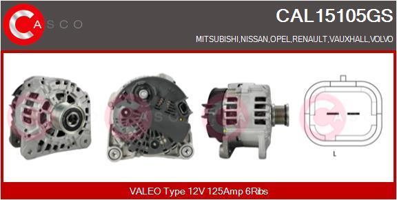 Alternador CASCO SRL ref. CAL15105GS