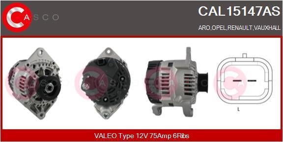 Alternador CASCO SRL ref. CAL15147AS