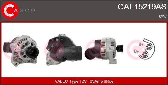 Alternador CASCO SRL ref. CAL15219AS
