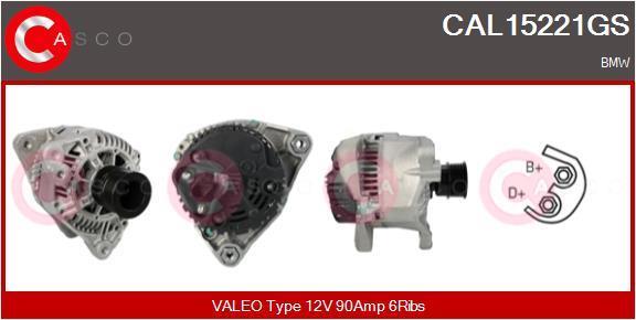 Alternador CASCO SRL ref. CAL15221GS