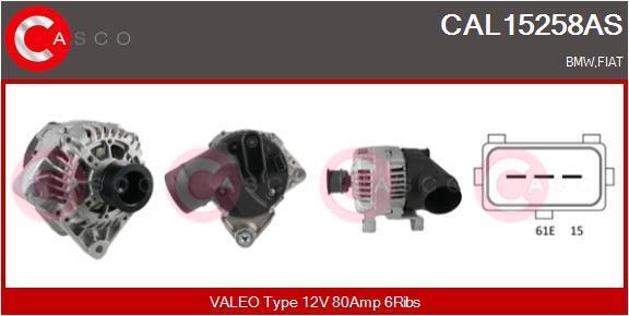 Alternador CASCO SRL ref. CAL15258AS