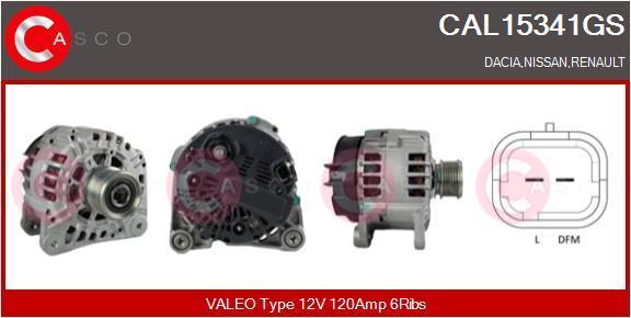 Alternador CASCO SRL ref. CAL15341GS