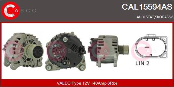 Alternador CASCO SRL ref. CAL15594AS