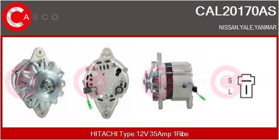 Alternador CASCO SRL ref. CAL20170AS