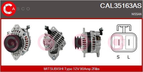 Alternador CASCO SRL ref. CAL35163AS