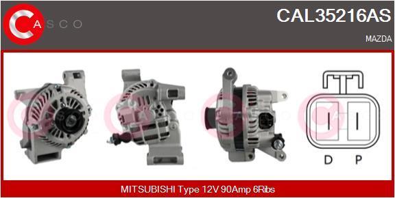 Alternador CASCO SRL ref. CAL35216AS