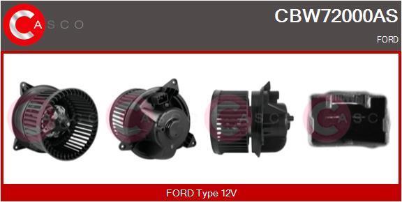 Ventilador de habitáculo CASCO SRL ref. CBW72000AS