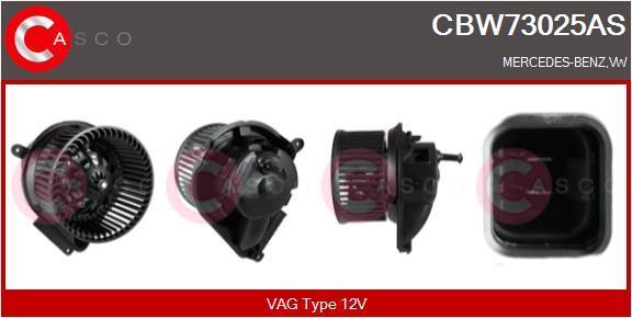 Pulseur d'air habitacle (Ventilateur habitacle) CASCO SRL ref. CBW73025AS