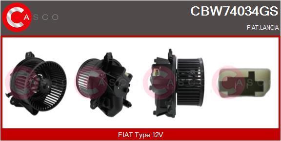 Ventilador de habitáculo CASCO SRL ref. CBW74034GS