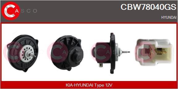 Ventilador de habitáculo CASCO SRL ref. CBW78040GS