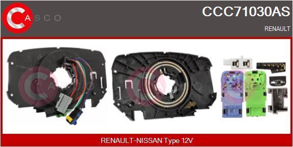 Muelle espiral, airbag (Anillo de airbag) CASCO SRL ref. CCC71030AS
