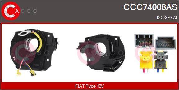 Muelle espiral, airbag (Anillo de airbag) CASCO SRL ref. CCC74008AS