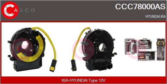 Muelle espiral, airbag (Anillo de airbag) CASCO SRL ref. CCC78000AS