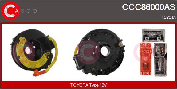 Muelle espiral, airbag (Anillo de airbag) CASCO SRL ref. CCC86000AS