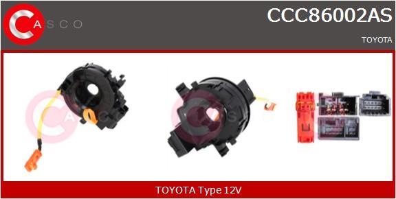 Muelle espiral, airbag (Anillo de airbag) CASCO SRL ref. CCC86002AS