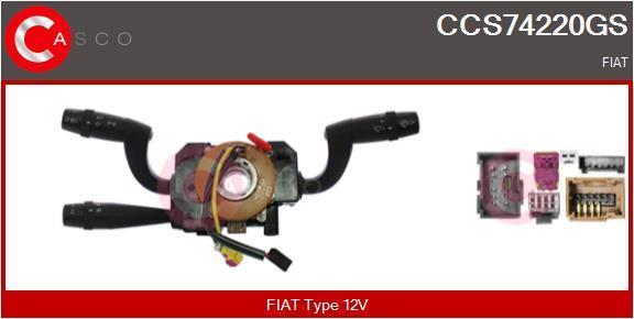 Comutador, coluna de direcção CASCO SRL ref. CCS74220GS