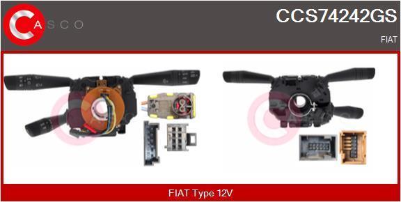 Comutador, coluna de direcção CASCO SRL ref. CCS74242GS