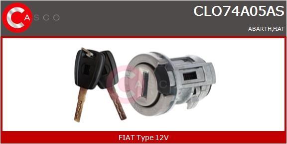 Cylindre de fermeture, serrure de contact d'allumage CASCO SRL CLO74A05AS