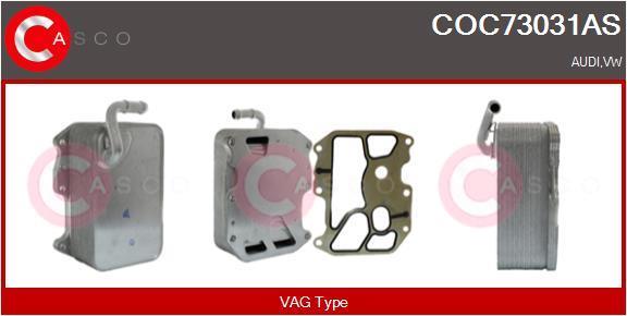Radiateur d'huile moteur (Refroidisseur d'huile moteur) CASCO SRL ref. COC73031AS