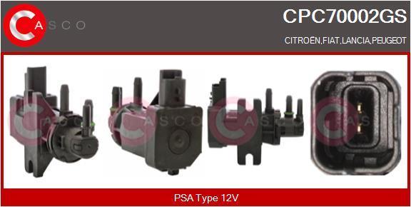 Transmetteur de pression, contrôle des gaz d'échappement CASCO SRL CPC70002GS