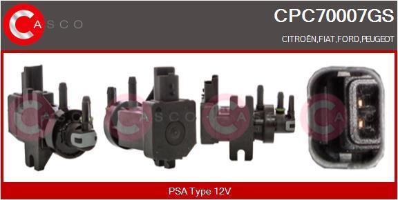 Transmetteur de pression, contrôle des gaz d'échappement CASCO SRL CPC70007GS