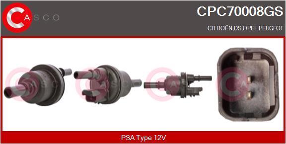 Transmetteur de pression, contrôle des gaz d'échappement CASCO SRL CPC70008GS