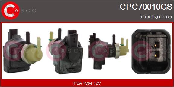 Transmetteur de pression, contrôle des gaz d'échappement CASCO SRL CPC70010GS