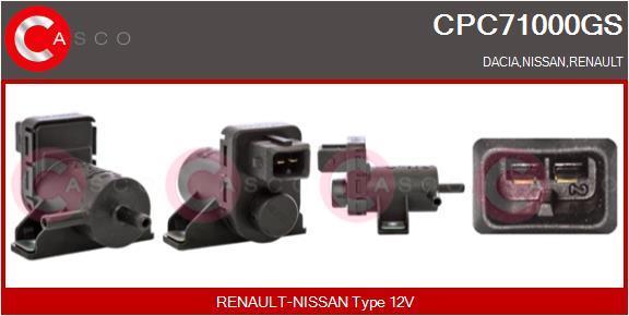 Transmetteur de pression, contrôle des gaz d'échappement CASCO SRL CPC71000GS