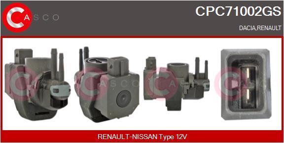 Transmetteur de pression, contrôle des gaz d'échappement CASCO SRL CPC71002GS