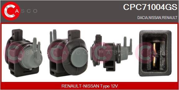 Transmetteur de pression, contrôle des gaz d'échappement CASCO SRL CPC71004GS