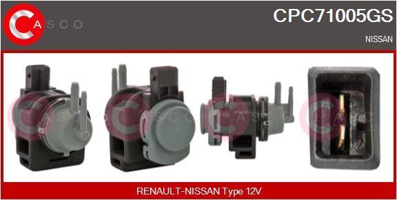 Transmetteur de pression, contrôle des gaz d'échappement CASCO SRL ref. CPC71005GS