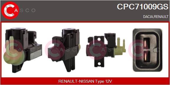 Transmetteur de pression, contrôle des gaz d'échappement CASCO SRL ref. CPC71009GS
