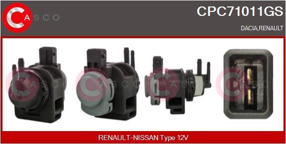 Transmetteur de pression, contrôle des gaz d'échappement CASCO SRL CPC71011GS