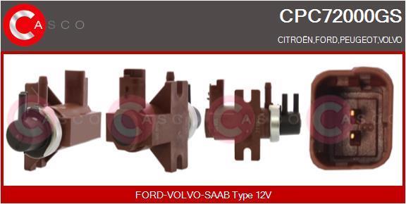 Transmetteur de pression, contrôle des gaz d'échappement CASCO SRL CPC72000GS