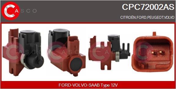 Transductor de presión, control de gases de escape CASCO SRL ref. CPC72002AS