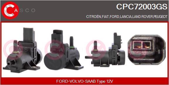 Transmetteur de pression, contrôle des gaz d'échappement CASCO SRL ref. CPC72003GS
