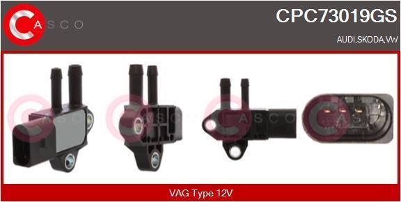 Transmetteur de pression, contrôle des gaz d'échappement CASCO SRL CPC73019GS
