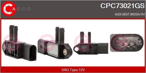 Transmetteur de pression, contrôle des gaz d'échappement CASCO SRL CPC73021GS