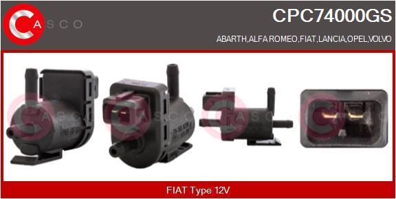 Transmetteur de pression, contrôle des gaz d'échappement CASCO SRL CPC74000GS