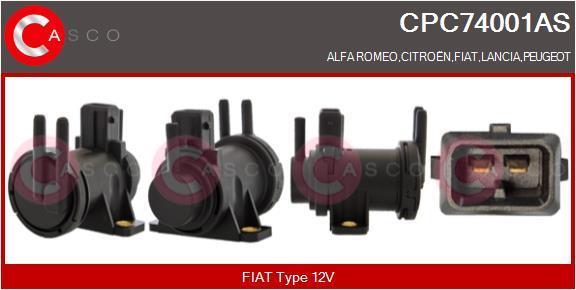 Transmetteur de pression, contrôle des gaz d'échappement CASCO SRL CPC74001AS