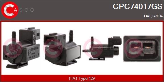 Transmetteur de pression, contrôle des gaz d'échappement CASCO SRL CPC74017GS