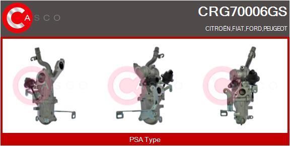 Radiateur, réaspiration des gaz d'échappement CASCO SRL CRG70006GS