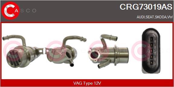 Radiateur, réaspiration des gaz d'échappement CASCO SRL ref. CRG73019AS