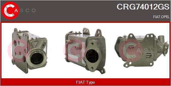 Radiateur, réaspiration des gaz d'échappement CASCO SRL CRG74012GS
