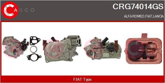 Radiateur, réaspiration des gaz d'échappement CASCO SRL CRG74014GS