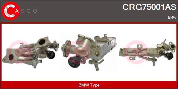 Radiateur, réaspiration des gaz d'échappement CASCO SRL CRG75001AS