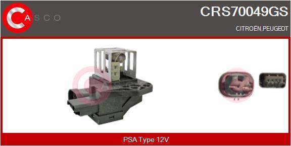 Resistência ventilador do motor CASCO SRL ref. CRS70049GS