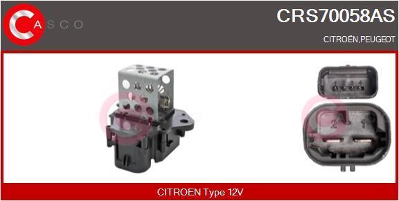 Resistência ventilador do motor CASCO SRL ref. CRS70058AS