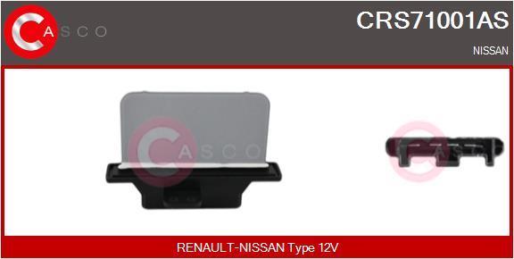 Résistance, pulseur d'air habitacle (Élément de commande, chauffage/ventilation) CASCO SRL ref. CRS71001AS